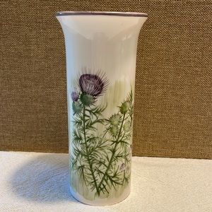 Vintage Thistle Vase